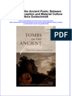 Full Download Tombs of The Ancient Poets: Between Literary Reception and Material Culture Nora Goldschmidt File PDF All Chapter On 2024