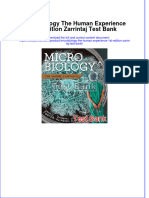 Microbiology The Human Experience 1st Edition Zarrintaj Test Bank All Chapters