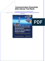 Business Communication Essentials 6th Edition Bovee Test Bank All Chapters