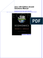 Full Download Economics 12th Edition Arnold Solutions Manual All Chapter 2024 PDF