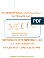 Seguridad Procedimiento de Condiciones de Seguridad en Los Centros de Trabajo 001 - 065152