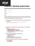 Concept Revie and Lab Exercise For Chapter 9