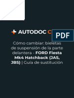 Cómo Cambiar - Bieletas de Suspensión de La Parte Delantera - FORD Fiesta Mk4 Hatchback (JAS, JBS) - Guía de Sustitución