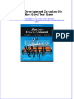 Lifespan Development Canadian 6th Edition Boyd Test Bank All Chapters