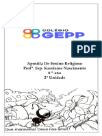 Apostila de Ensino Religioso - 6 Ano - 2 Unidade