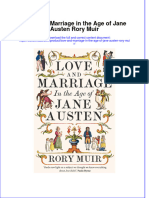 Full Download Love and Marriage in The Age of Jane Austen Rory Muir File PDF All Chapter On 2024