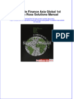 Corporate Finance Asia Global 1st Edition Ross Solutions Manual All Chapters