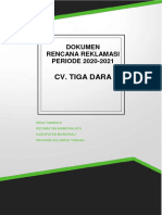 9a. Dokumen Rencana Reklamasi CV. Tiga Dara