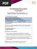 Guía de Actividades y Rúbrica de Evaluación - Unidad 1 - Paso 1 - Indagando Conceptos y Explorando Herramientas