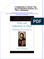 Unity and Catholicity in Christ: The Ecclesiology of Francisco Suarez, S.J. Eric J Demeuse Full Chapter Instant Download