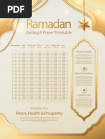 Ramadan: Peace, Health & Prosperity