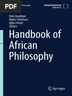 Handbook of African Philosophy Handbooks in Philosophy 1st Ed 2023 3031251482 9783031251481 Compress