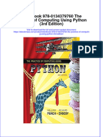 Full Download Etextbook 978-0134379760 The Practice of Computing Using Python (3rd Edition) File PDF All Chapter On 2024