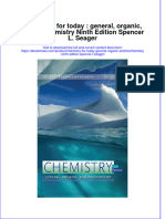 Full Download Chemistry For Today: General, Organic, and Biochemistry Ninth Edition Spencer L. Seager File PDF All Chapter On 2024