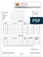 ADYPU Examination Admit Card