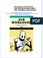 Full Download AVR Workshop: A Hands-On Introduction With 60 Projects (NOT Genuine PDF) 1st Edition John Boxall File PDF All Chapter On 2024