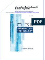 Full Download Ethics in Information Technology 6th Edition Reynolds File PDF All Chapter On 2024