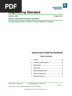 SAES-L-850 Design of Submarine Pipelines and Risers 15 May 2019