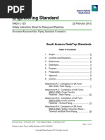 SAES-L-125 Safety Instruction Sheet For Piping and Pipelines 22 Feb 2017