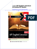 5 Steps To A 5: AP English Literature 2022 Estelle M. Rankin Full Chapter Instant Download