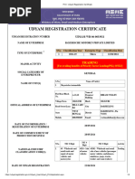 Print - Udyam Registration Certificate