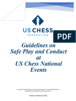 Us Chess Safe Play Guidelines