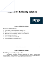 Aspects of Knitting Science