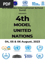 GDGISMUN 4.0 Brochure