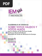 Cuadernillo Consulta Votos Válidos y Votos Nulos