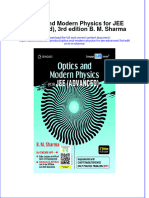 Full Download Optics and Modern Physics For JEE (Advanced), 3rd Edition B. M. Sharma File PDF All Chapter On 2024