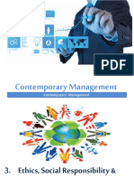 Ethics & CSR Contemporary Management