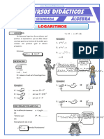 16 10 23ejercicios de Logaritmos para Quinto de Secundaria