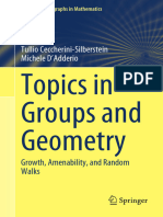 Ceccherini - Dadderio2021 - Topics in Groups and Geometry - Growth, Amenability, and Random Walks