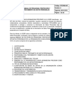 Manual de Politicas de Privacidad Protección y Tratamiento de Datos Personales de La Organización Clínica Bonnadona Prevenir S A S