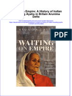 Full Download Waiting On Empire: A History of Indian Travelling Ayahs in Britain Arunima Datta File PDF All Chapter On 2024