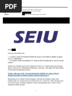 SEIU Encouraging Political Activism 