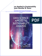 Full Download Data Science Applied To Sustainability Analysis Jennifer B. Dunn File PDF All Chapter On 2024