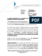 Solicito Uso de Plabra - Luis Marroquin Felix - 2 Sala Civil LN - Violencia Psicologica