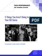 5 Things You Aren't Doing To Improve Your BJJ Game