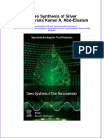 Full Download Green Synthesis of Silver Nanomaterials Kamel A. Abd-Elsalam File PDF All Chapter On 2024