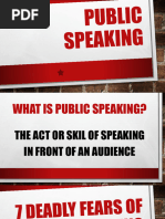 Public Speaking