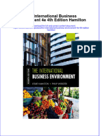 Full Download The International Business Environment 4e 4th Edition Hamilton File PDF All Chapter On 2024