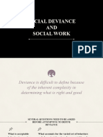 Social Deviance and Social Work