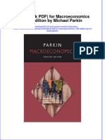 (Etextbook PDF) For Macroeconomics 12th Edition by Michael Parkin Full Chapter Instant Download