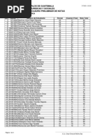 Universidad de San Carlos de Guatemala Facultad de Ciencias Juridicas Y Sociales Cuadro Preliminar de Notas