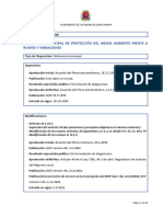 Ordenanza Mcpal. de Proteccion Del Medio Ambiente Frente A Ruidos y Vibraciones