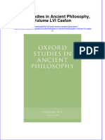 Oxford Studies in Ancient Philosophy, Volume LVI Caston: Visit To Download The Full and Correct Content Document: N