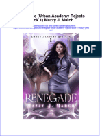 Renegade (Urban Academy Rejects Book 1) Mazzy J. March Full Chapter Instant Download