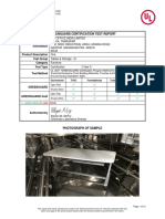 Greenguard Certification Test Report: Customer Information