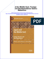 Japan and The Middle East. Foreign Policies and Interdependence Satoru Nakamura Full Chapter Instant Download